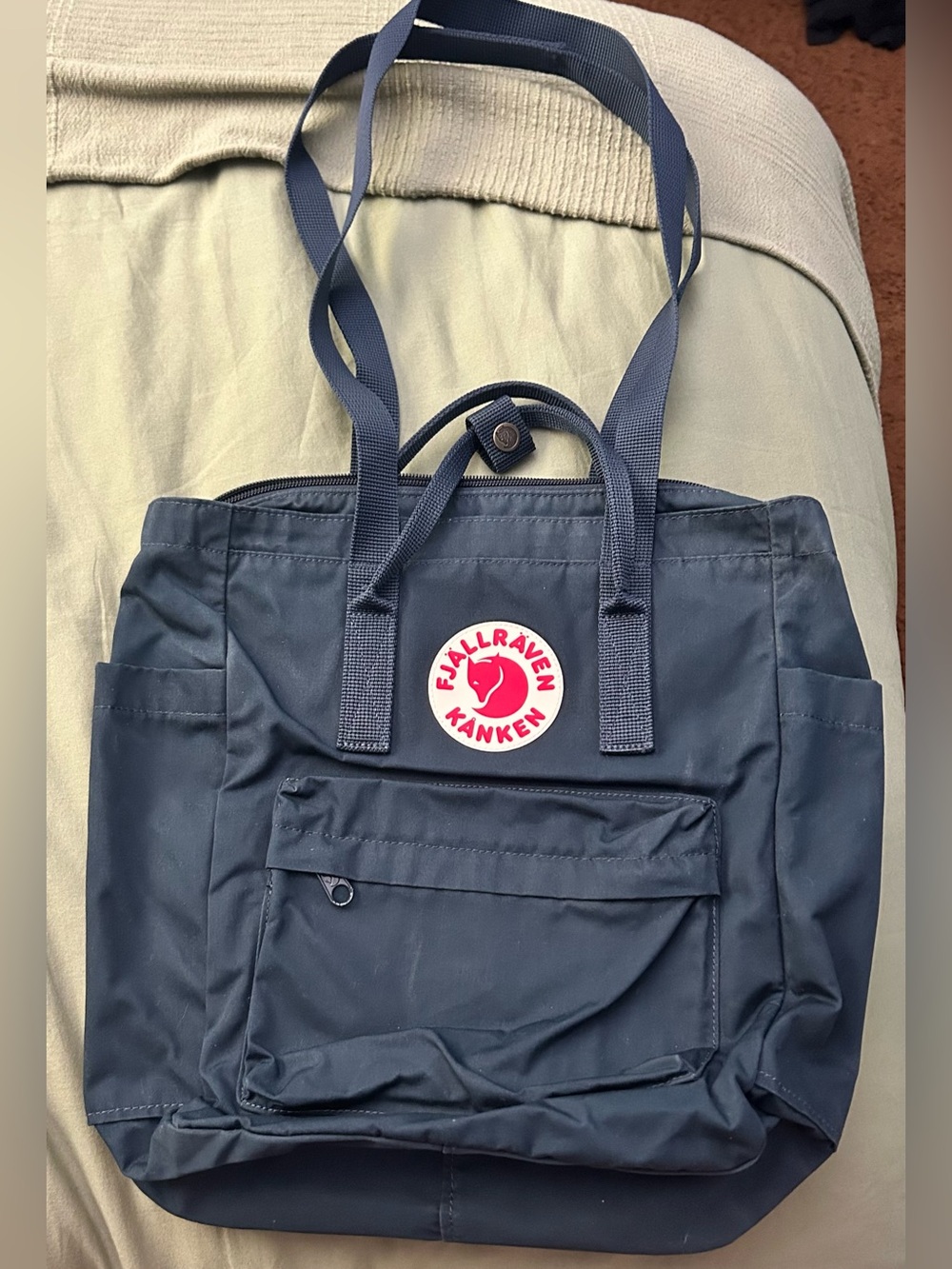 Fjallraven kanken tote pack , navy blue